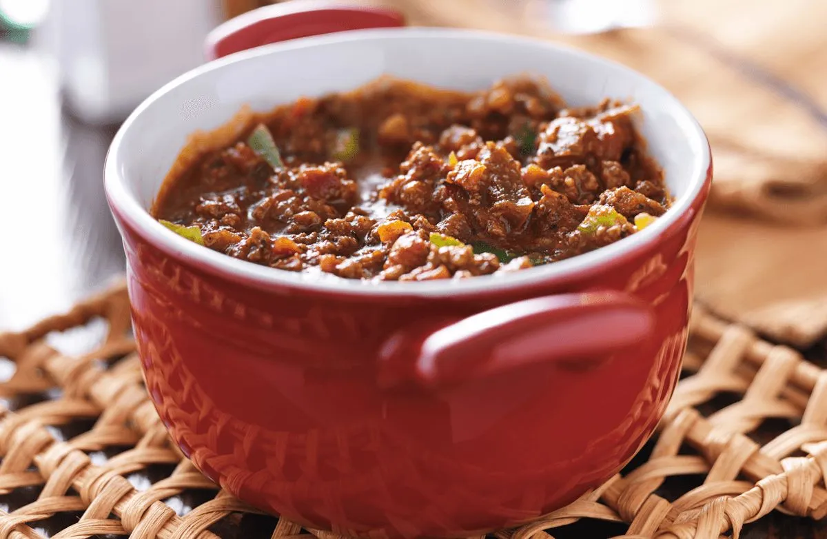 Einfaches Chili ohne Bohnen aus dem Slow Cooker