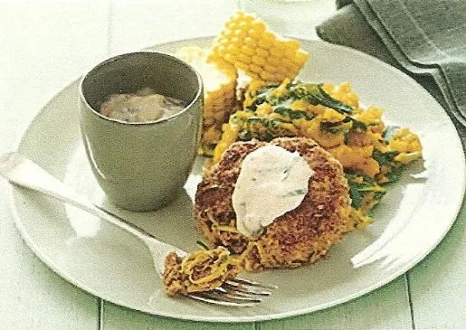 Zucchini- und Rinderfrikadellen