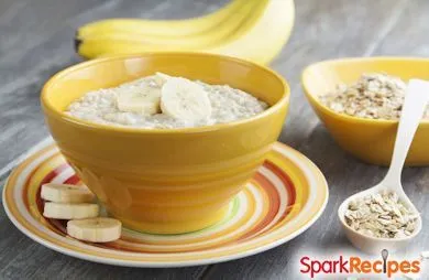 Veganer Elvis-Haferbrei aus dem Slow Cooker