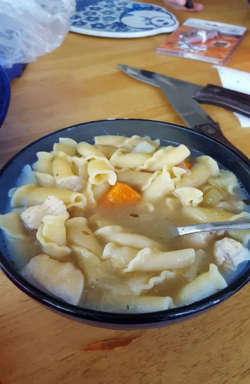 Hühnersuppe mit Nudeln