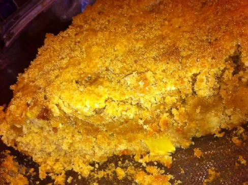 Apfel-Erdnussbutter-Haferbrei-Frühstückskuchen