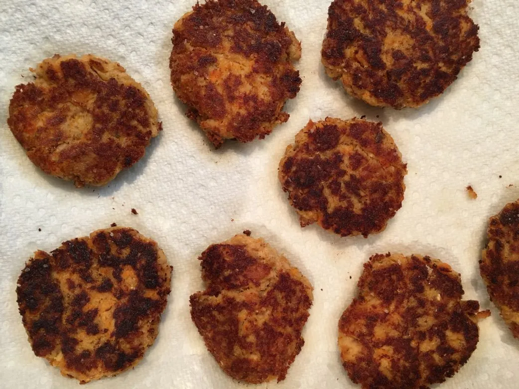 Süßkartoffel-Lachs-Popper