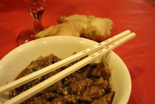 Mongolisches Rindfleisch