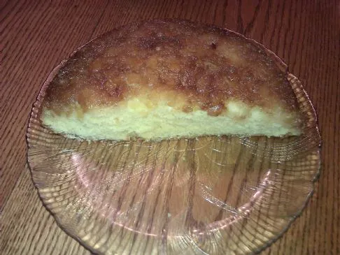 Zuckerfreier Ananas-Umgedreht-Kuchen