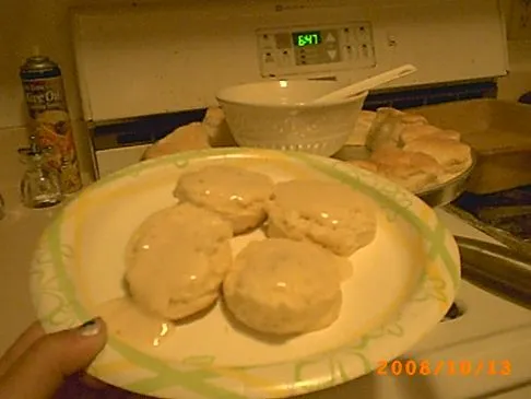 Einfache gesunde Biscuits & Soße