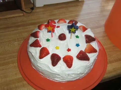 Frischkäse-Erdbeer-Shortcake