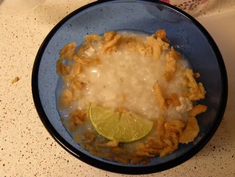 Thai/Vietnamesische Reis-Suppe