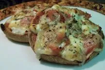 Pizza mit English Muffins