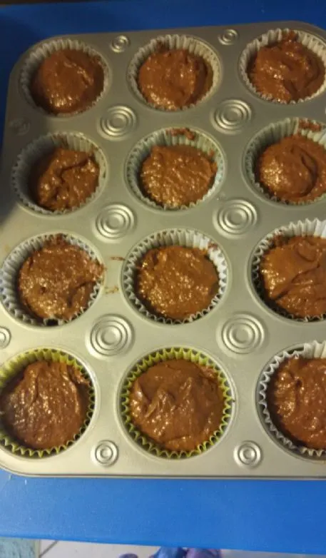 Apfelmus-Protein-Brownies-Cupcakes