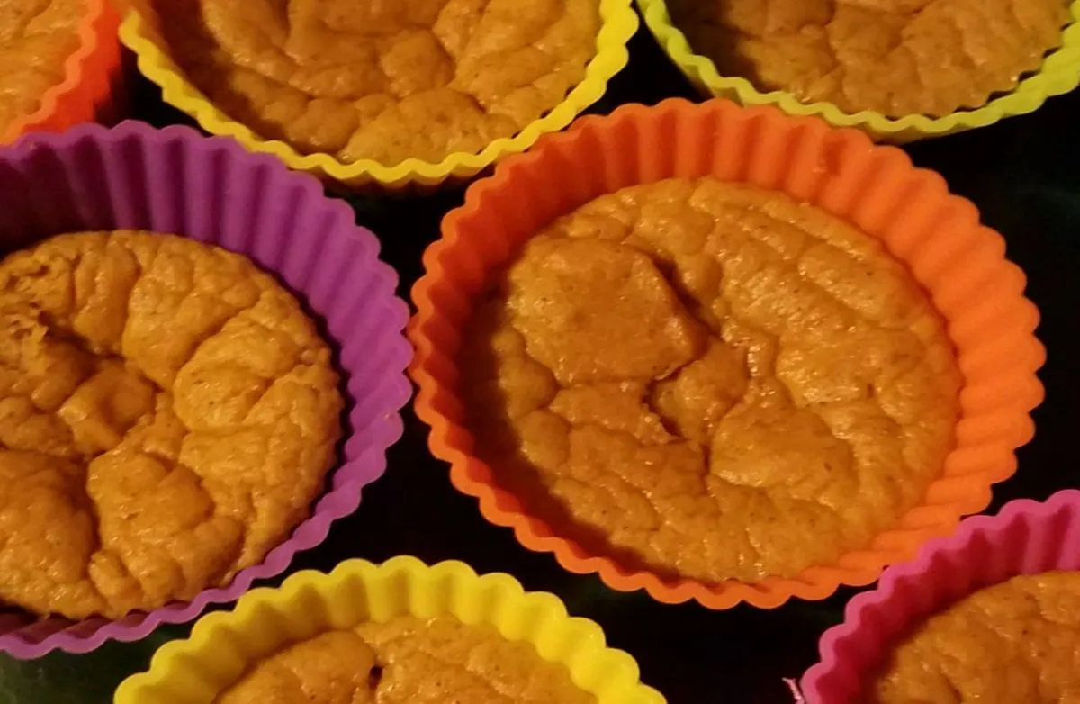 Kürbiskuchen ohne Boden