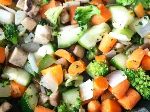 EINFACHE Gemüsepfanne