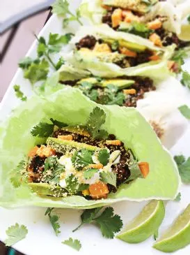 Linsen-Taco-Lettuce-Wraps