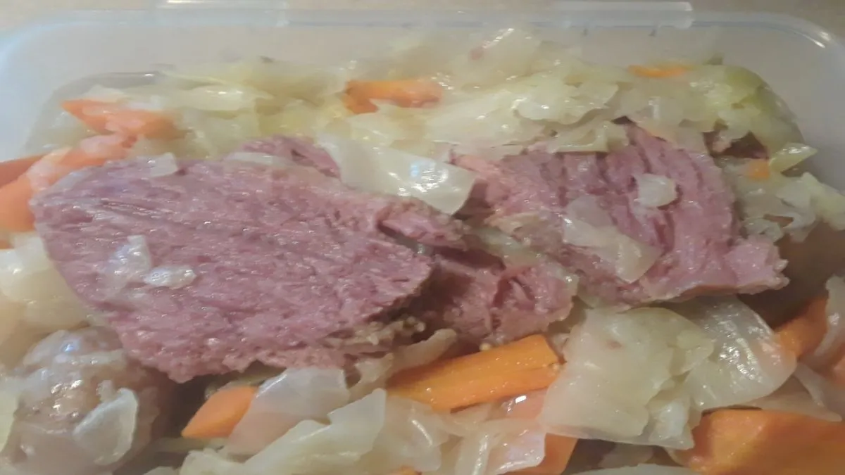 Corned Beef und Kohl