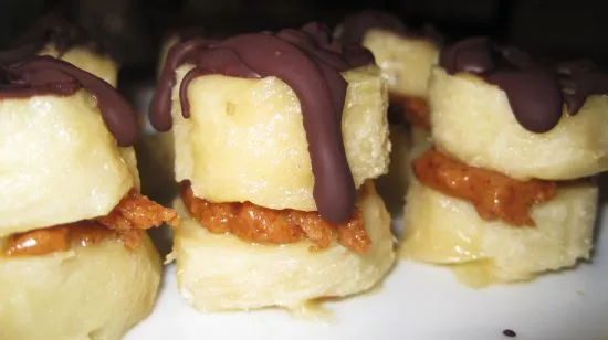 Schokoladen-Erdnussbutter-Banane