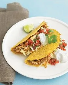 Slow-Cooker Chili-Hühnchen-Tacos