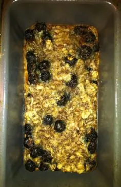 Gesunde gebackene Haferflocken