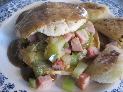 Schinken-Ananas Sandwich