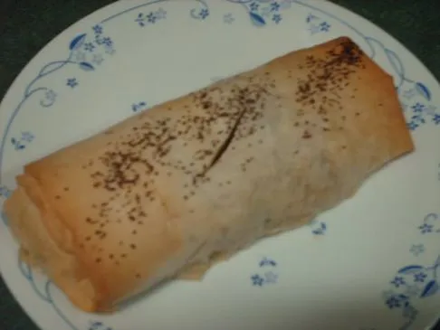 Thunfisch- und Gemüse-Rolle für eine Person