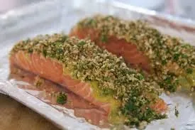 Panko-Krustenlachs für 2