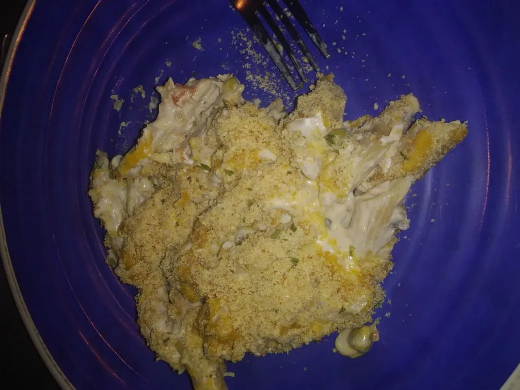 Cremiger Thunfisch-Penne-Auflauf