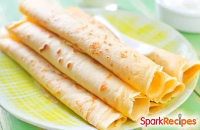 Vanille- und Zimt-Haferprotein-Crêpes