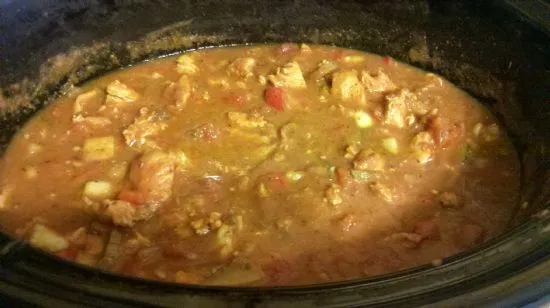 Slow Cooker Hähnchen Marinara & Gemüse