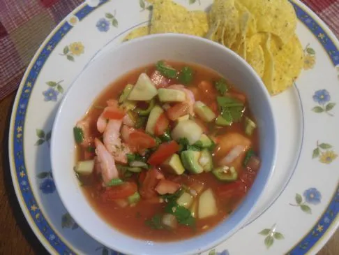 Echter mexikanischer Coctel de Camarones