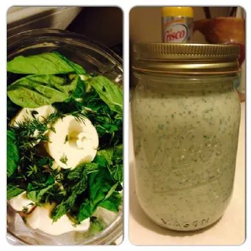 Veganer Frischer Tofu-Ranch