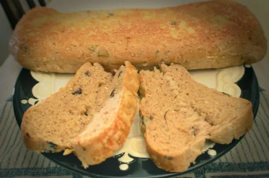 Focaccia con Oliva (Vollkorn Bio)