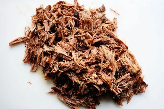 Biergeschmorter BBQ-Schweinebraten