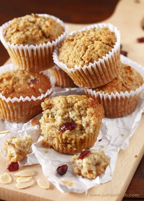 Gebratene Haferflocken Muffins