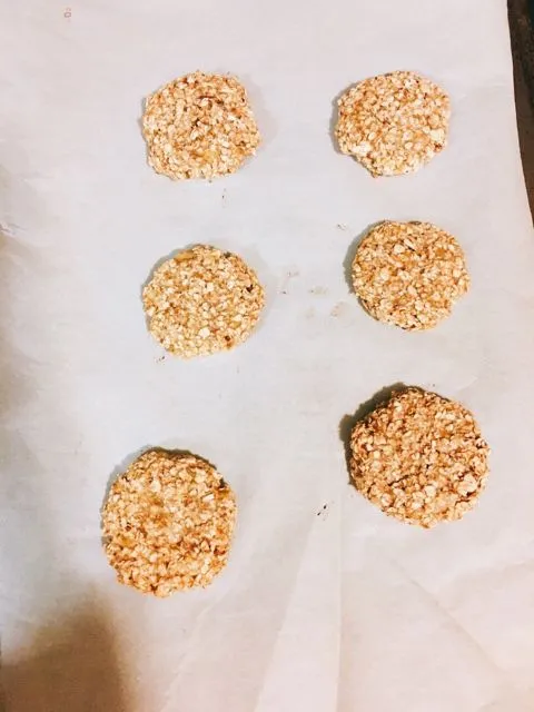Bananen-Haferkekse
