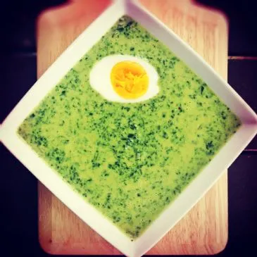 Spinatsuppe