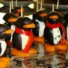 Frischkäse-Pinguine