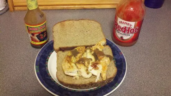 Hausgemachtes scharfes Hühnchen-Sandwich