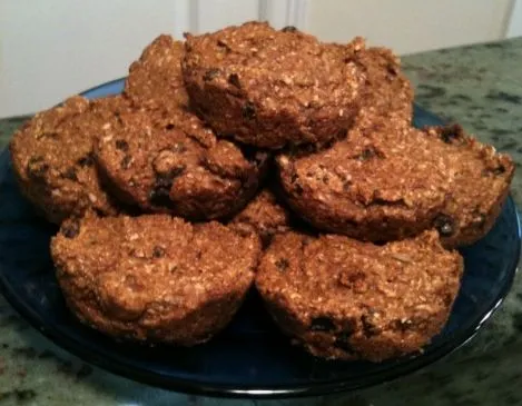 Kleine Bran-Muffins (vegan)