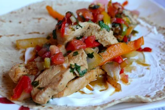 Hühnchen & Paprika Fajitas