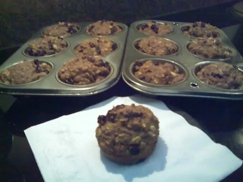 Ballaststoffreiche, proteinreiche Muffins