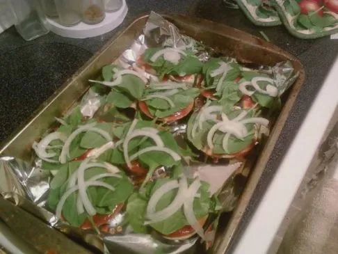 Gemüse-Auberginen-Pizza