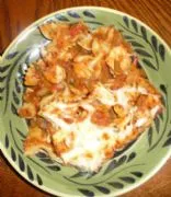 Shrimp Creole im italienischen Stil