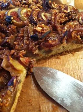 Frischer Feigenkuchen