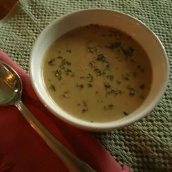 Erdnussbuttersuppe