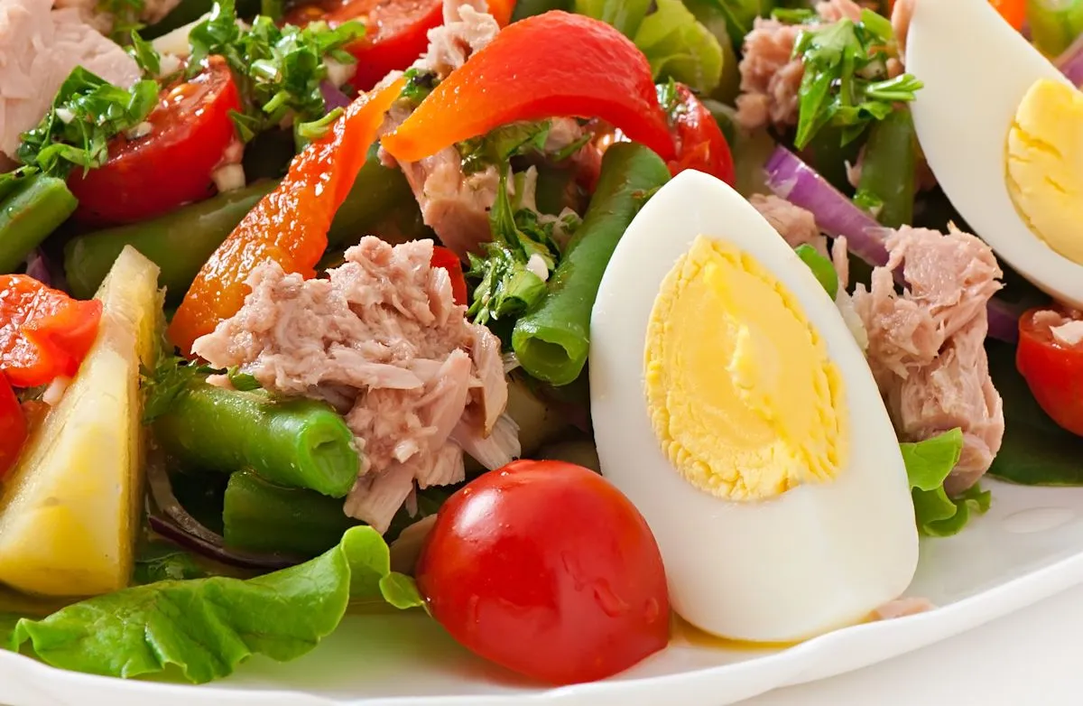 Einfacher Niçoise-Salat