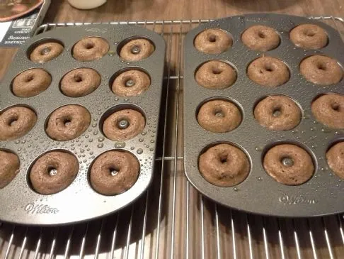 Mini Schokoladen Donuts