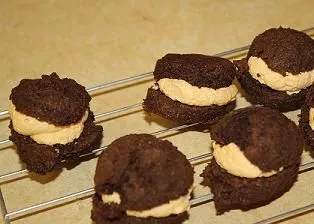 Leichte hausgemachte Oreos