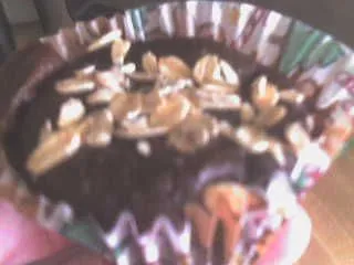 Schokoladen-Kürbis-Hafer-Muffins