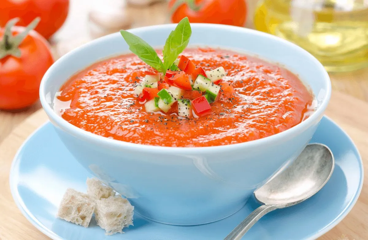 Gazpacho (Gekühlte Gemüsesuppe)