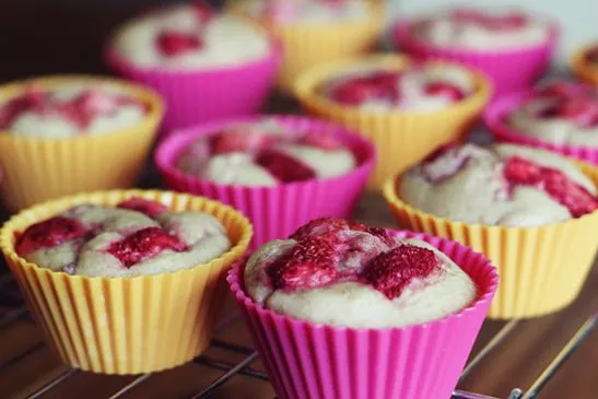 Erdbeer-Shortcake-Muffins