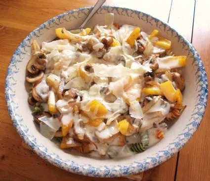 Leichte Pasta Alfredo