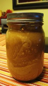 Zimt-Apfel-Erdnussbutter
